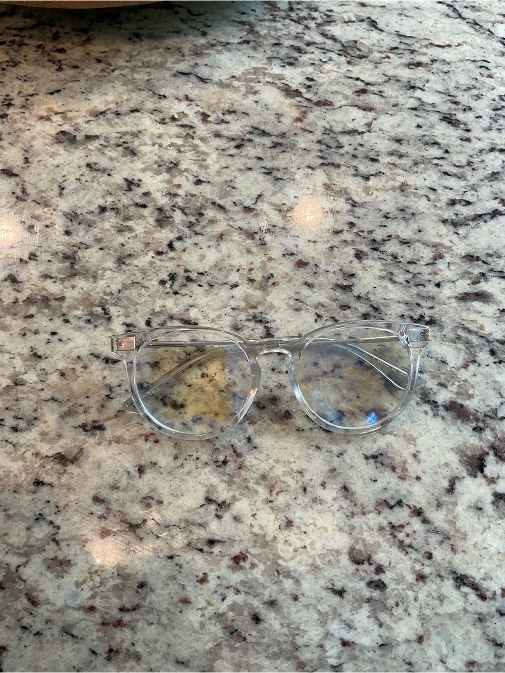 Clear Blue-Light Blocking Reading Glasses - Transparent